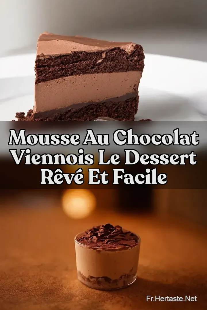 Mousse au Chocolat Viennois Le Dessert R&ecirc;v&eacute; et Facile