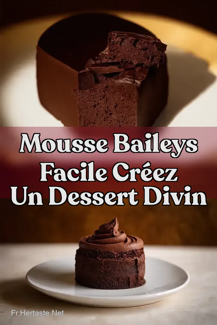 Mousse Baileys Facile Cr&eacute;ez un Dessert Divin