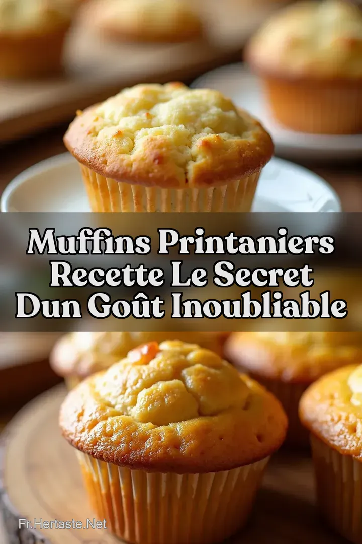 Muffins Printaniers Recette Le Secret dun Go&ucirc;t Inoubliable