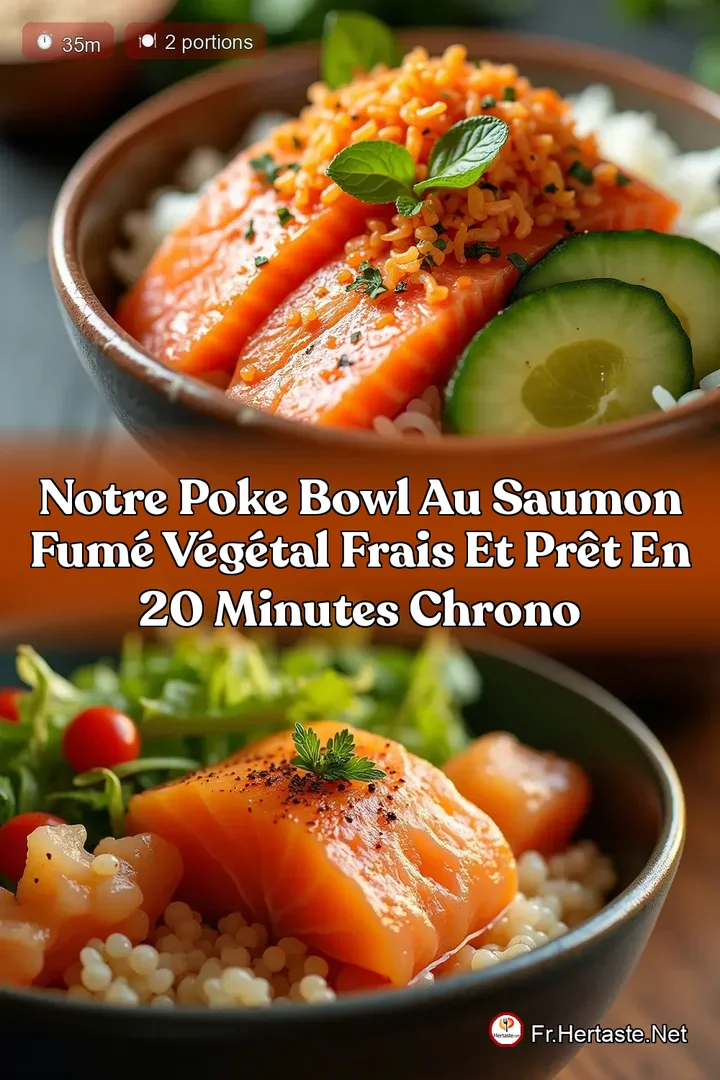 Notre Poke Bowl au Saumon Fum&eacute; V&eacute;g&eacute;tal Frais et Pr&ecirc;t en 20 Minutes Chrono