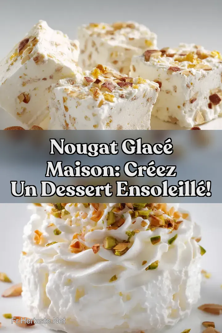 Nougat Glac&eacute; Maison: Cr&eacute;ez un Dessert Ensoleill&eacute;!