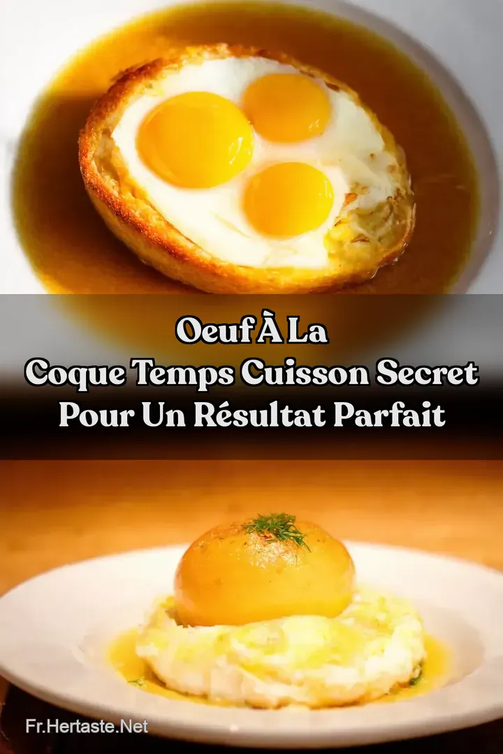 Oeuf &agrave; la Coque Temps Cuisson Secret pour un R&eacute;sultat Parfait