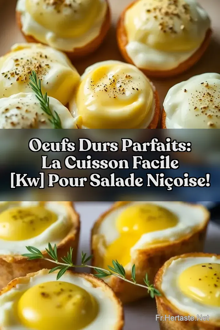 Oeufs Durs Parfaits: La Cuisson Facile [kw] Pour Salade Ni&ccedil;oise!
