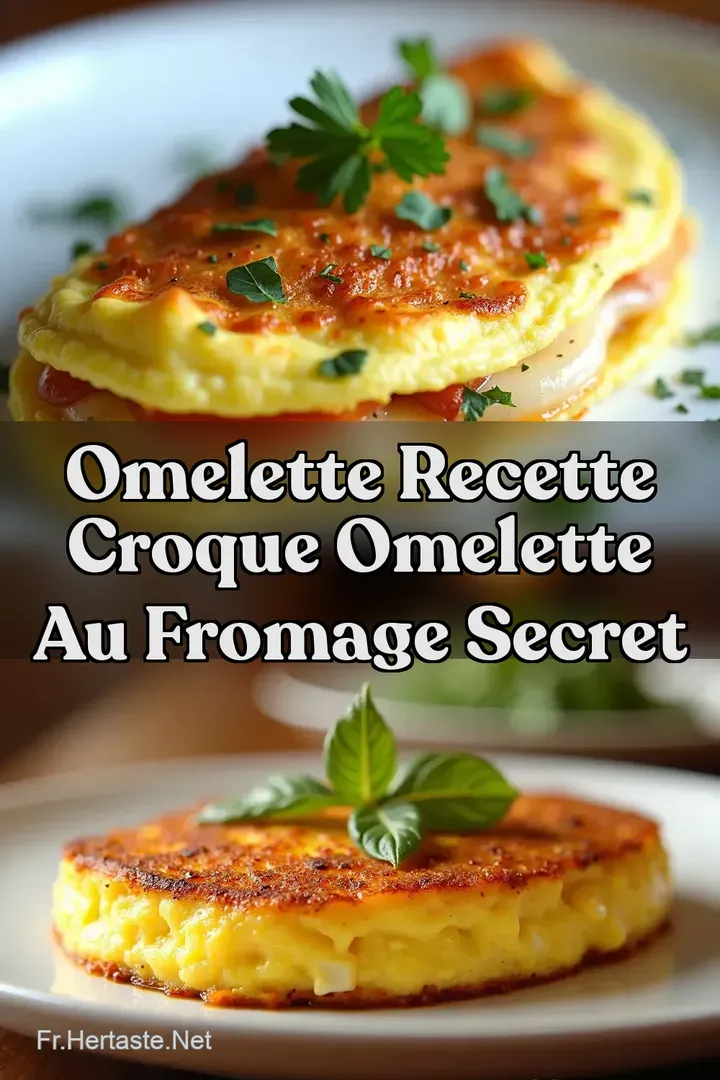 Omelette Recette Croque Omelette au Fromage Secret