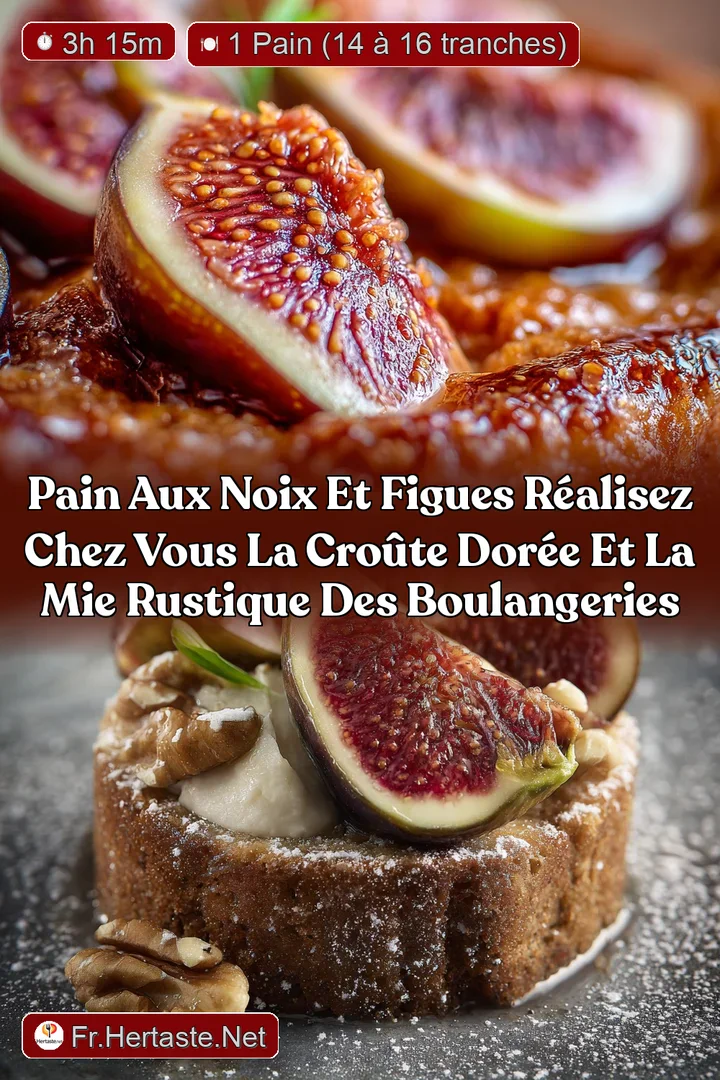 Pain aux noix et figues R&eacute;alisez chez vous la cro&ucirc;te dor&eacute;e et la mie rustique des boulangeries