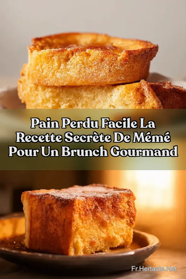 Pain Perdu Facile La Recette Secr&egrave;te de M&eacute;m&eacute; Pour un Brunch Gourmand