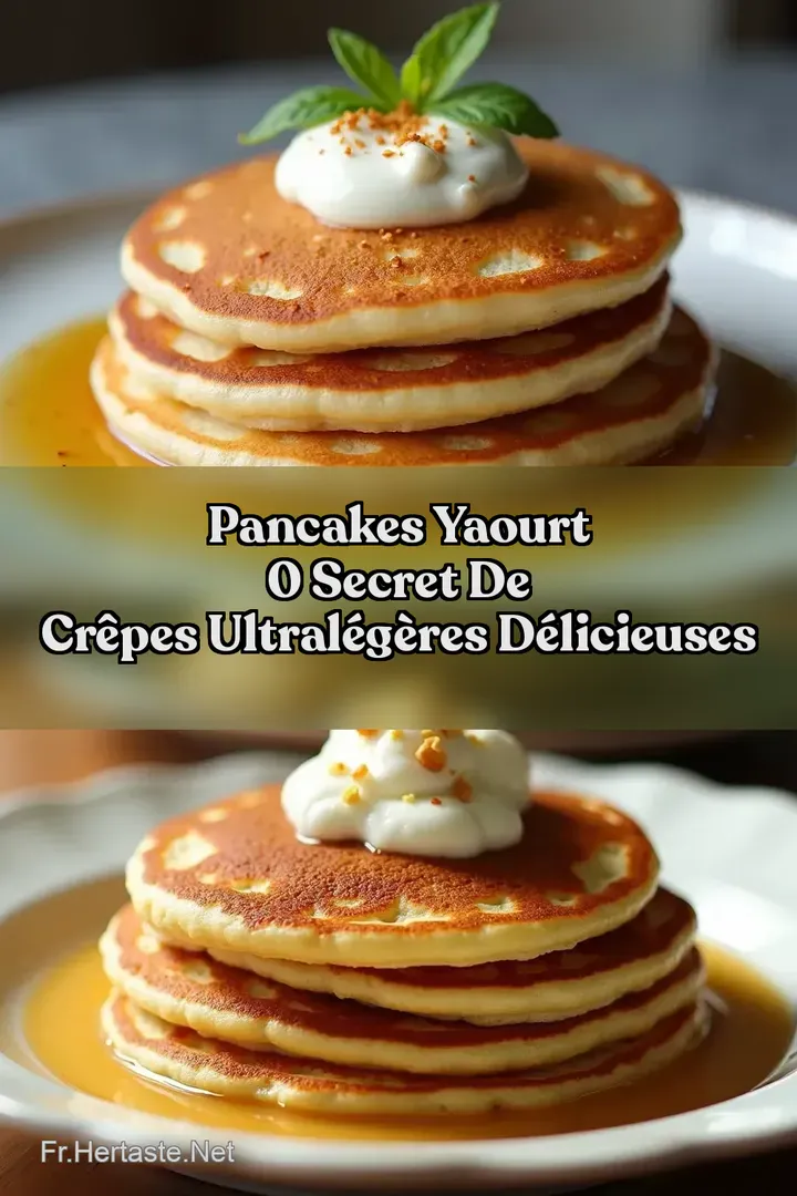 Pancakes Yaourt 0 Secret de Cr&ecirc;pes UltraL&eacute;g&egrave;res D&eacute;licieuses