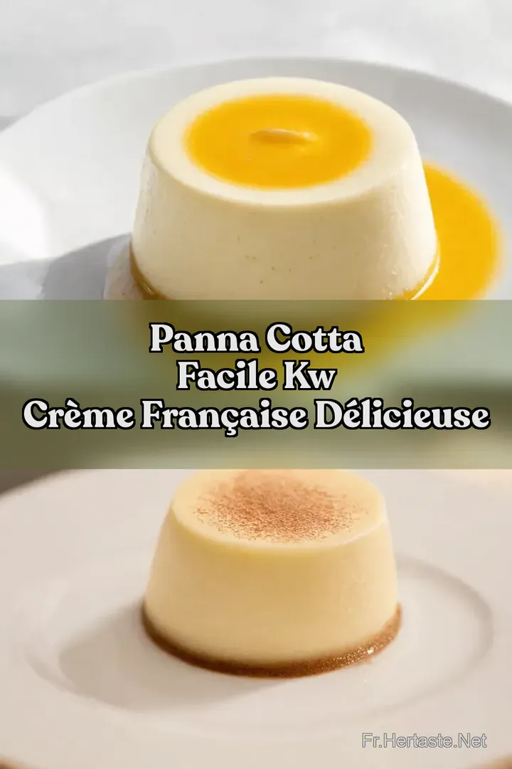 Panna Cotta Facile kw Cr&egrave;me Fran&ccedil;aise D&eacute;licieuse