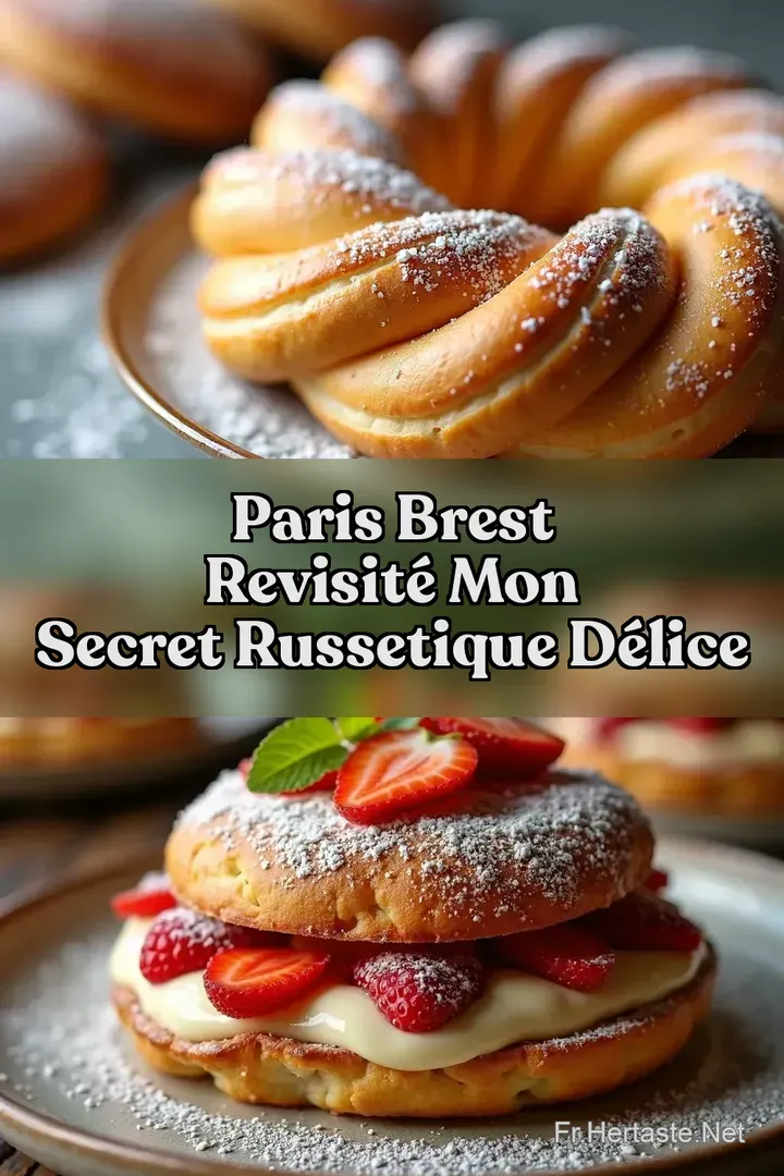 Paris Brest Revisit&eacute; Mon Secret Russetique D&eacute;lice