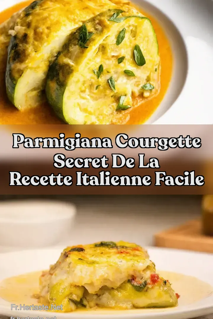 Parmigiana Courgette Secret de la Recette Italienne Facile
