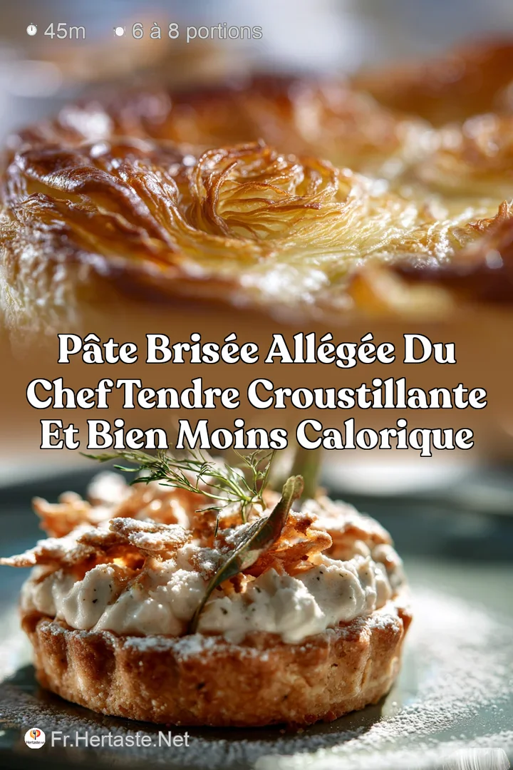 P&acirc;te Bris&eacute;e All&eacute;g&eacute;e du Chef Tendre croustillante et bien moins calorique