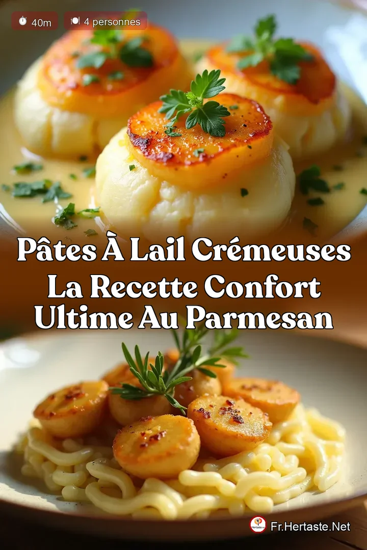P&acirc;tes &agrave; lAil Cr&eacute;meuses La Recette Confort Ultime au Parmesan