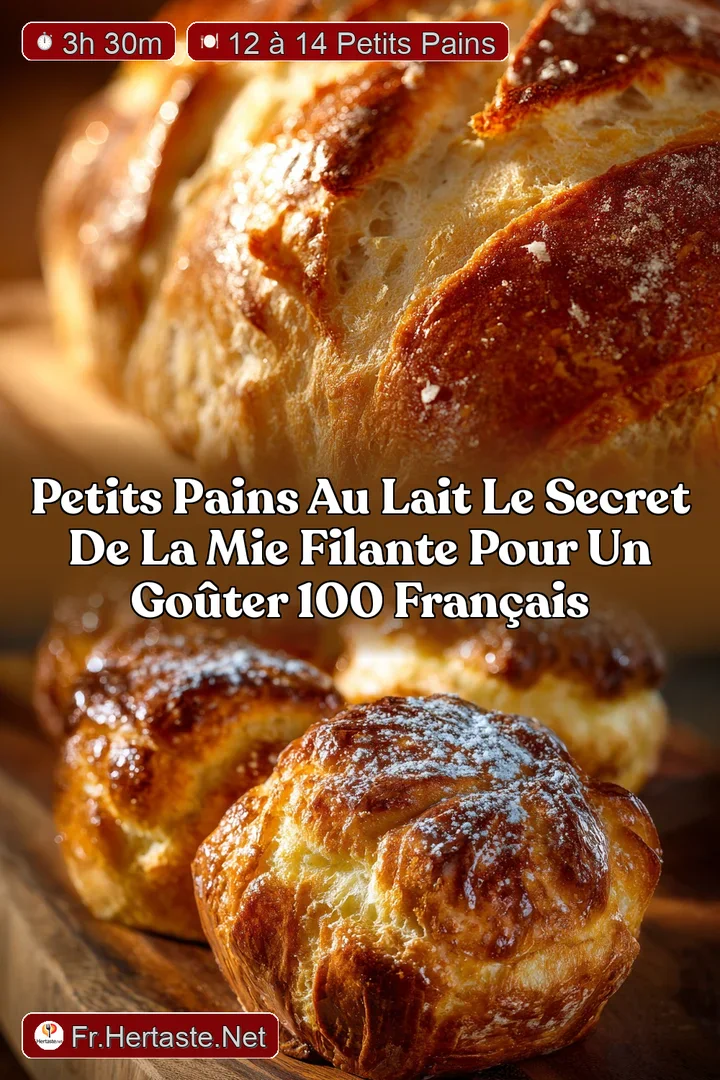 Petits Pains au Lait Le secret de la mie filante pour un go&ucirc;ter 100 fran&ccedil;ais