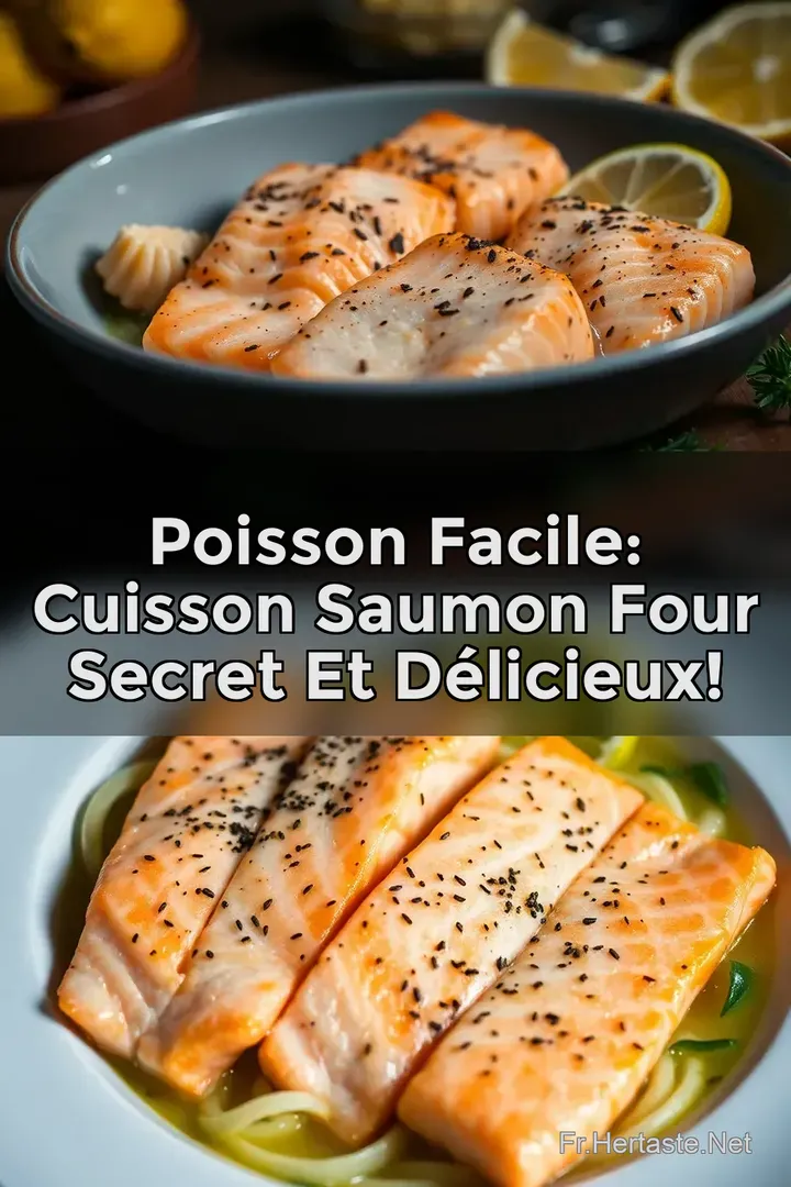 Poisson Facile: Cuisson Saumon Four Secret et D&eacute;licieux!