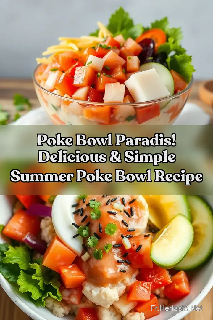 Poke Bowl Paradis! Delicious & Simple Summer Poke Bowl Recipe