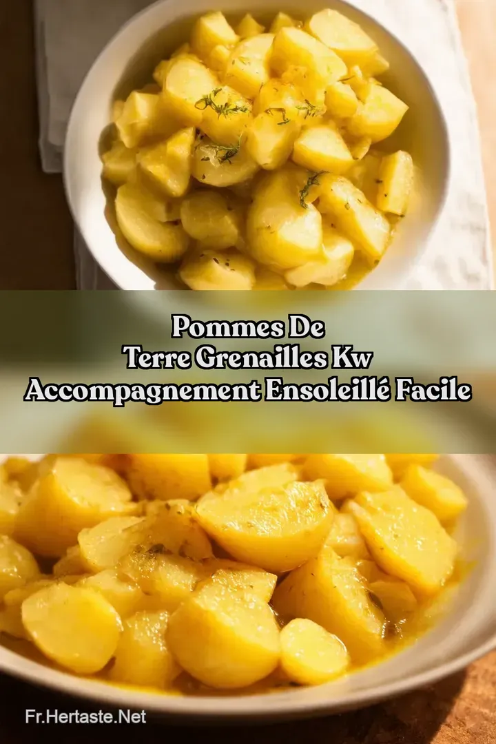Pommes de terre grenailles kw Accompagnement Ensoleill&eacute; Facile