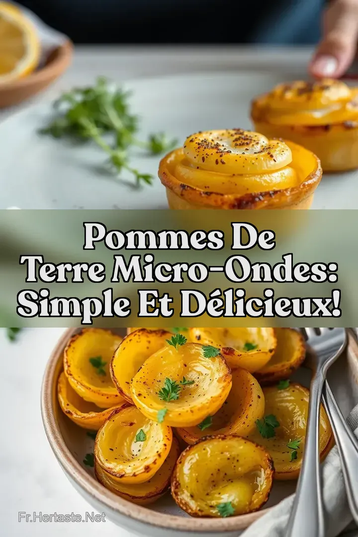 Pommes de Terre Micro-Ondes: Simple et D&eacute;licieux!