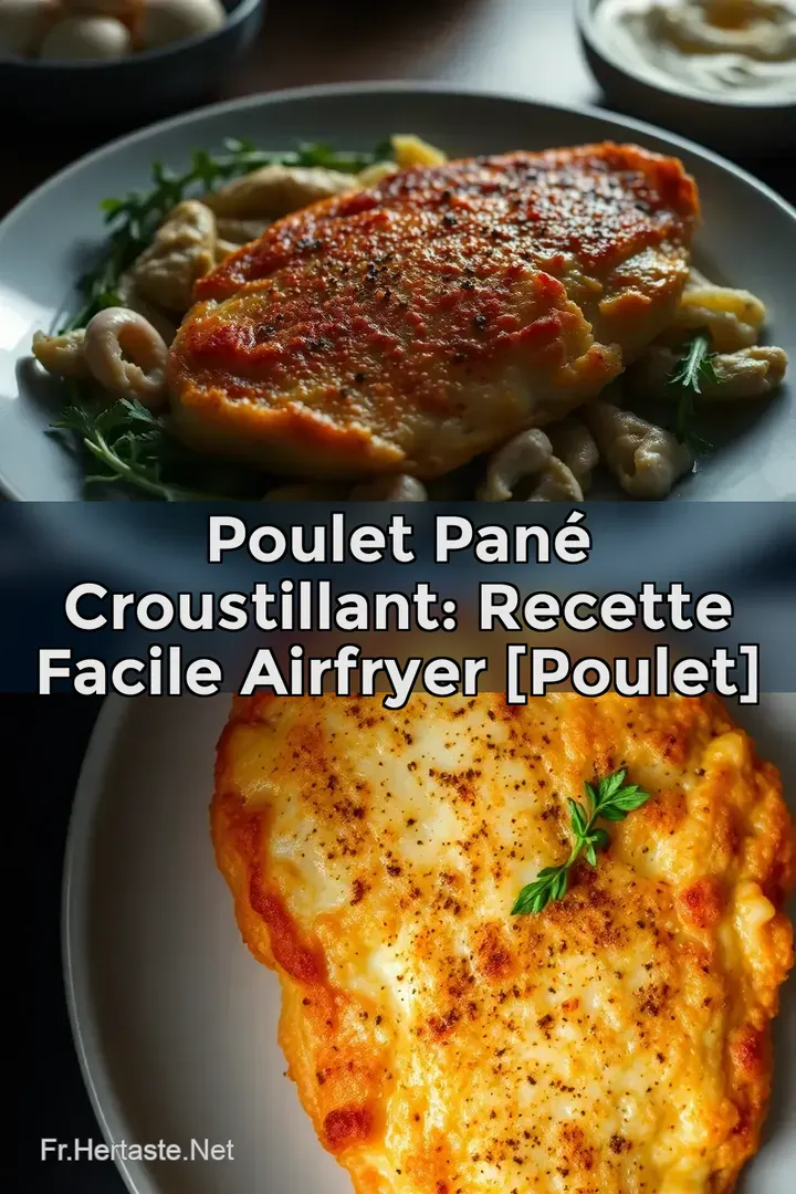 Poulet Pan&eacute; Croustillant: Recette Facile Airfryer [Poulet]