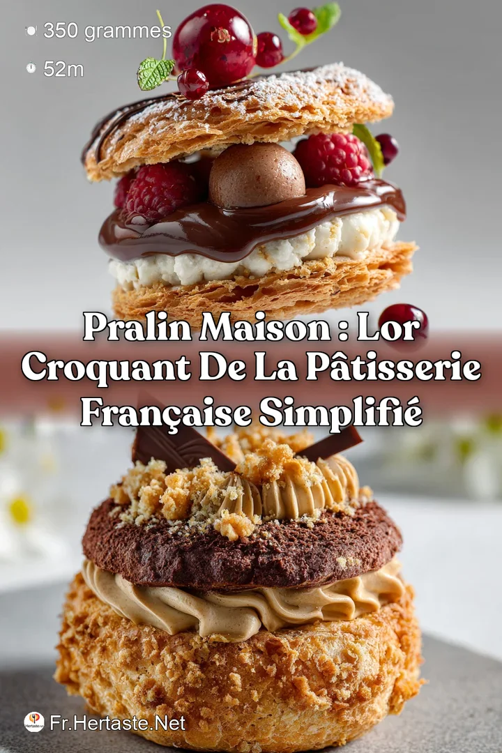 Pralin maison : LOr Croquant de la P&acirc;tisserie Fran&ccedil;aise Simplifi&eacute;