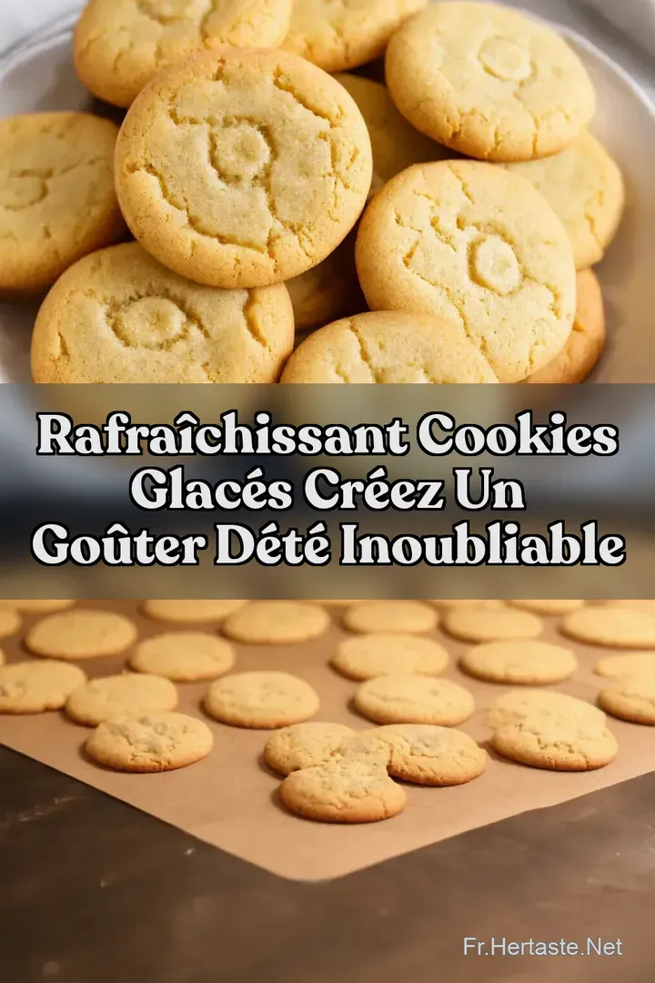 Rafra&icirc;chissant Cookies Glac&eacute;s Cr&eacute;ez un Go&ucirc;ter d&Eacute;t&eacute; Inoubliable