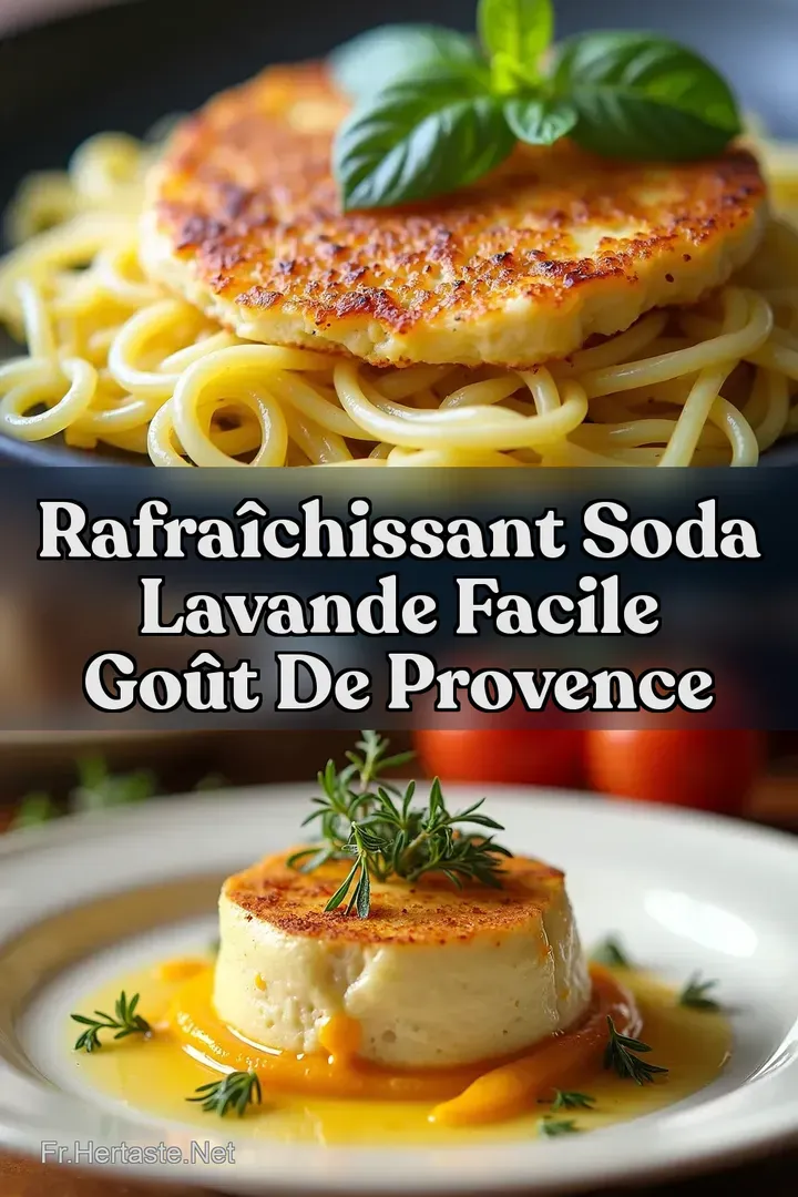 Rafra&icirc;chissant Soda Lavande Facile Go&ucirc;t De Provence