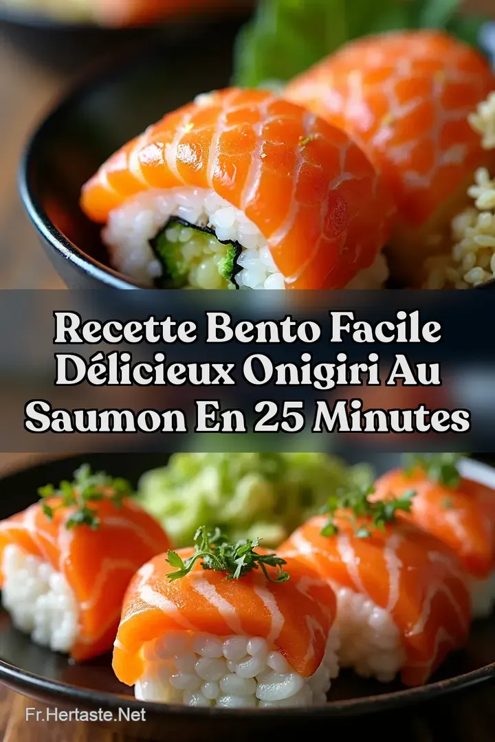 Recette Bento Facile D&eacute;licieux Onigiri au Saumon en 25 Minutes
