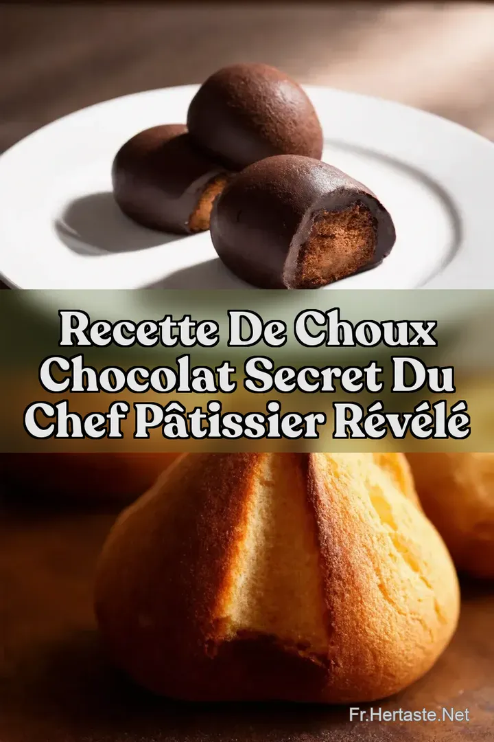 Recette de Choux Chocolat Secret du Chef P&acirc;tissier R&eacute;v&eacute;l&eacute;