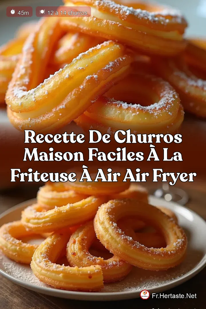 Recette de Churros Maison Faciles &agrave; la Friteuse &agrave; Air Air Fryer