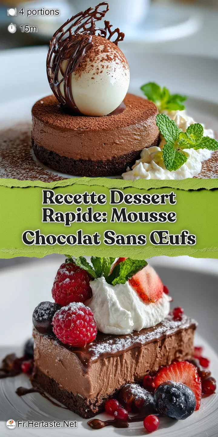 Close-up of a light, airy chocolate mousse, with a delicate sheen and tiny bubbles, promising a melt-in-your-mouth texture.