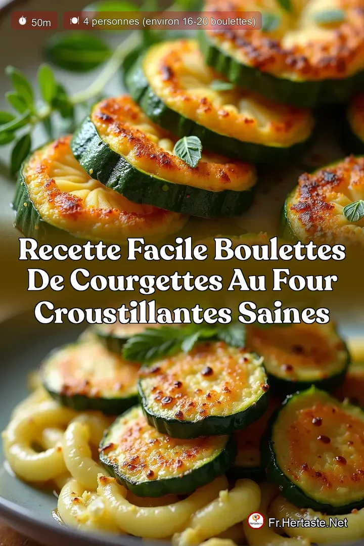 Recette Facile Boulettes de Courgettes au Four Croustillantes Saines