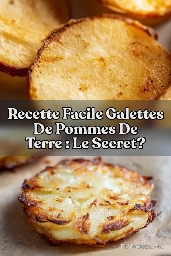 Recette Facile Galettes de Pommes de Terre : Le Secret?
