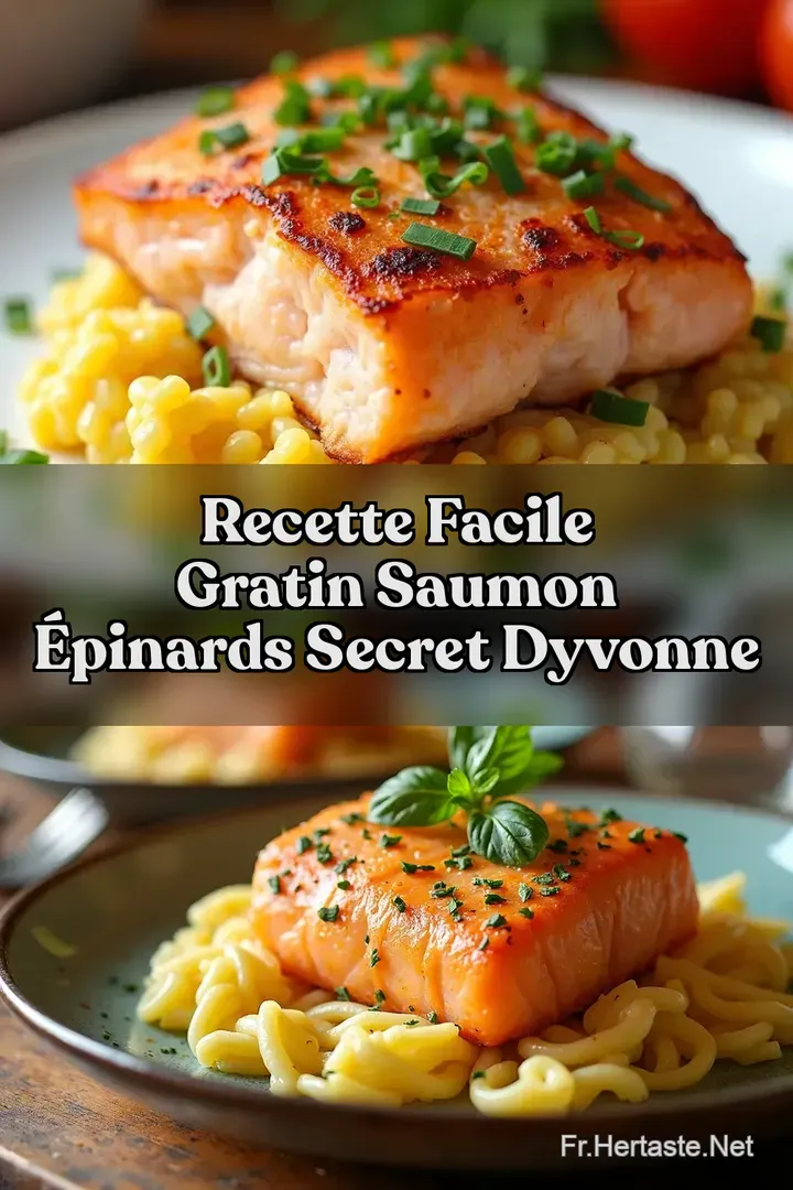 Recette Facile Gratin Saumon &Eacute;pinards Secret DYvonne