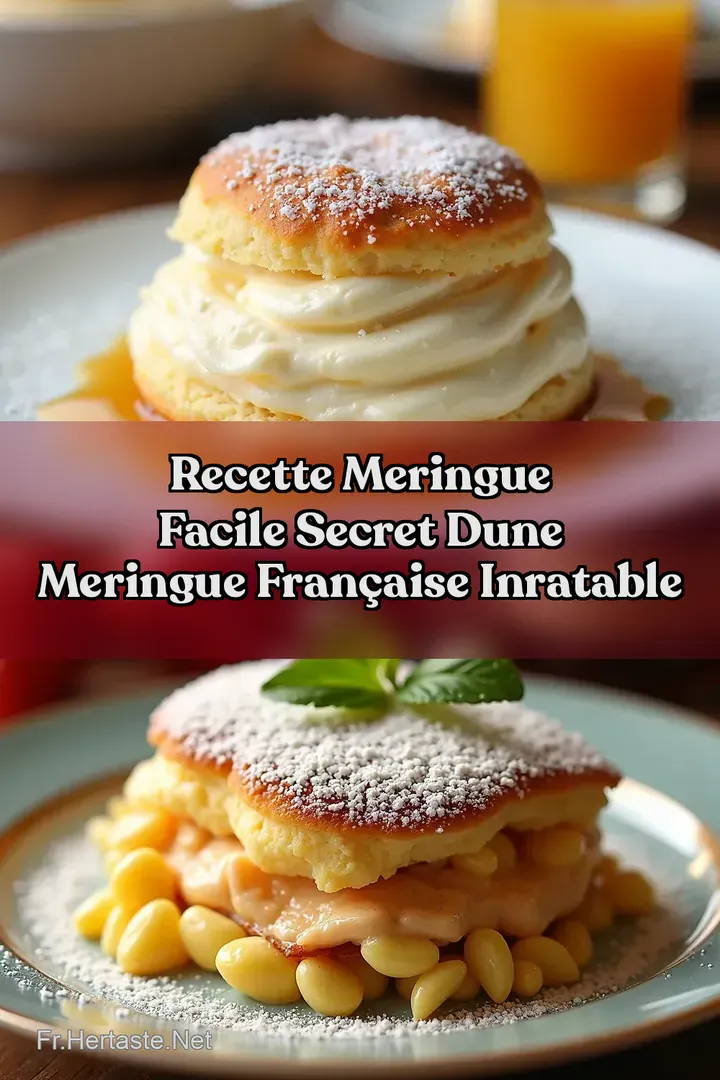 Recette Meringue Facile Secret dune Meringue Fran&ccedil;aise Inratable