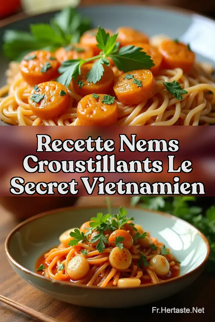 Recette Nems Croustillants Le Secret Vietnamien