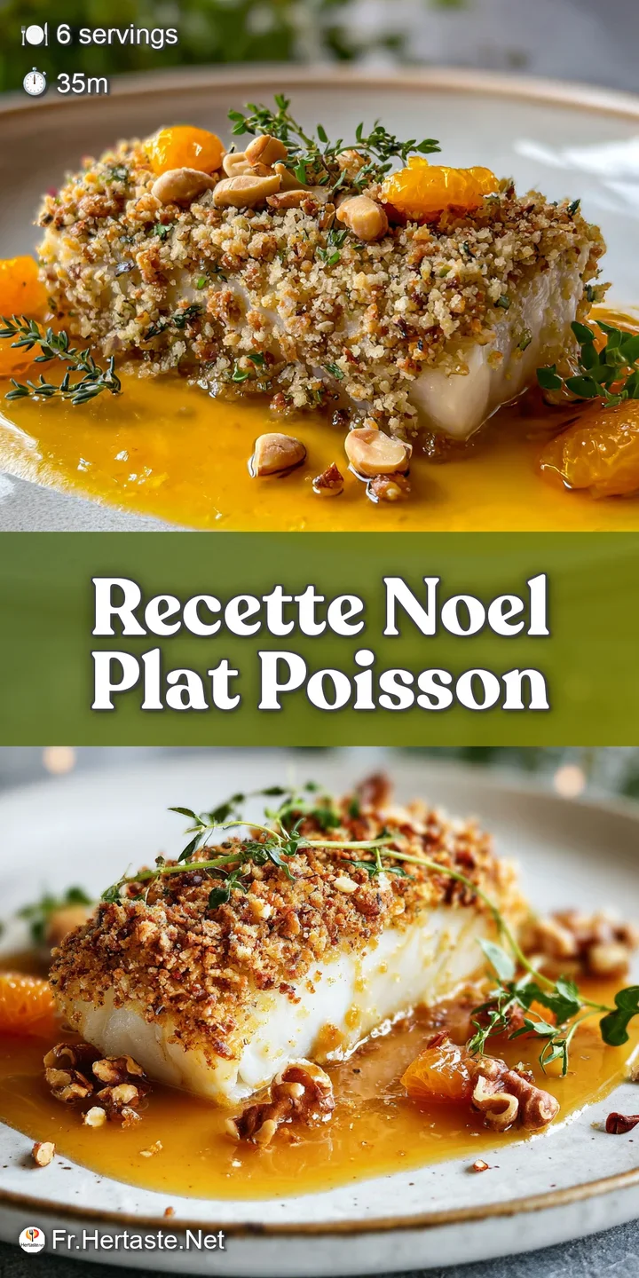 Close-up reveals moist cod topped with crunchy hazelnuts and juicy clementine. Inviting texture and bright, zesty flavors ...