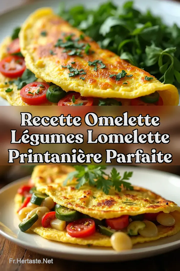 Recette Omelette L&eacute;gumes LOmelette Printani&egrave;re Parfaite