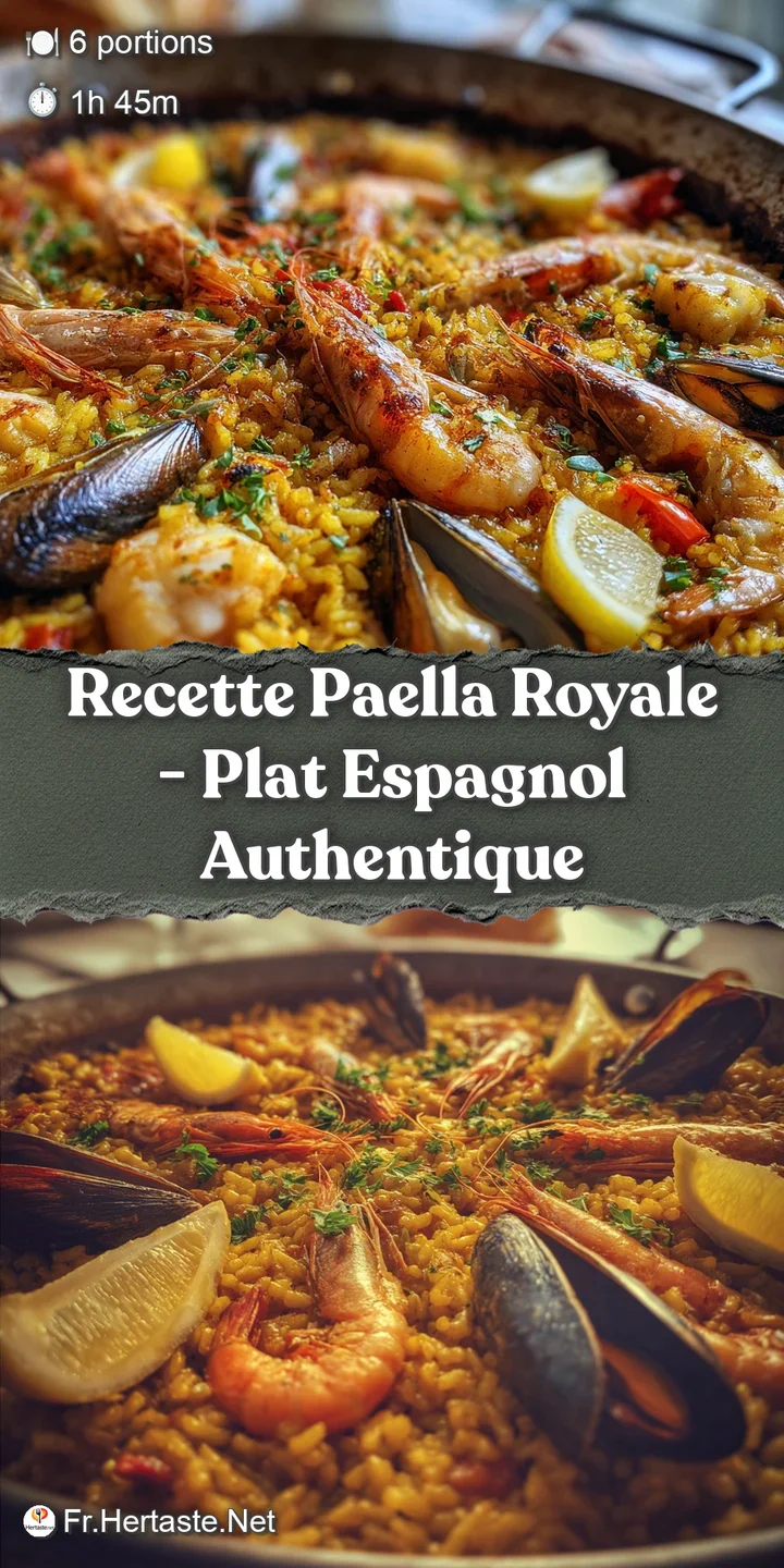 Close-up of paella: Shimmering grains of saffron rice mingle with plump mussels and juicy shrimp, a tantalizing taste of t...