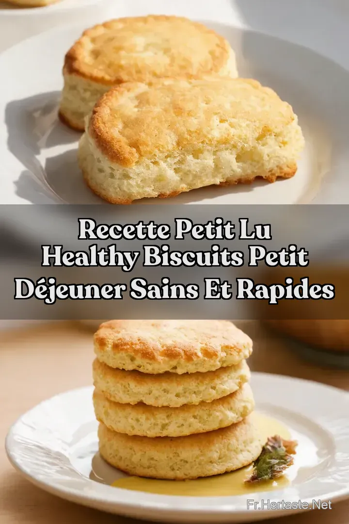 Recette Petit Lu Healthy Biscuits Petit D&eacute;jeuner Sains et Rapides