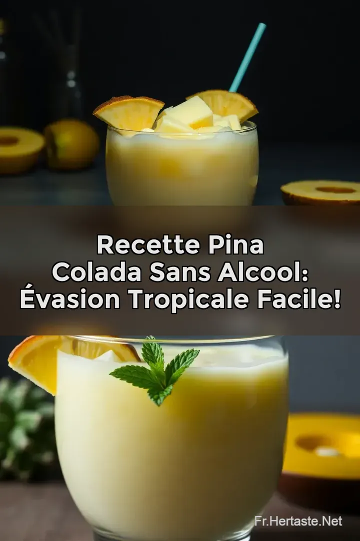 Recette Pina Colada Sans Alcool: &Eacute;vasion Tropicale Facile!
