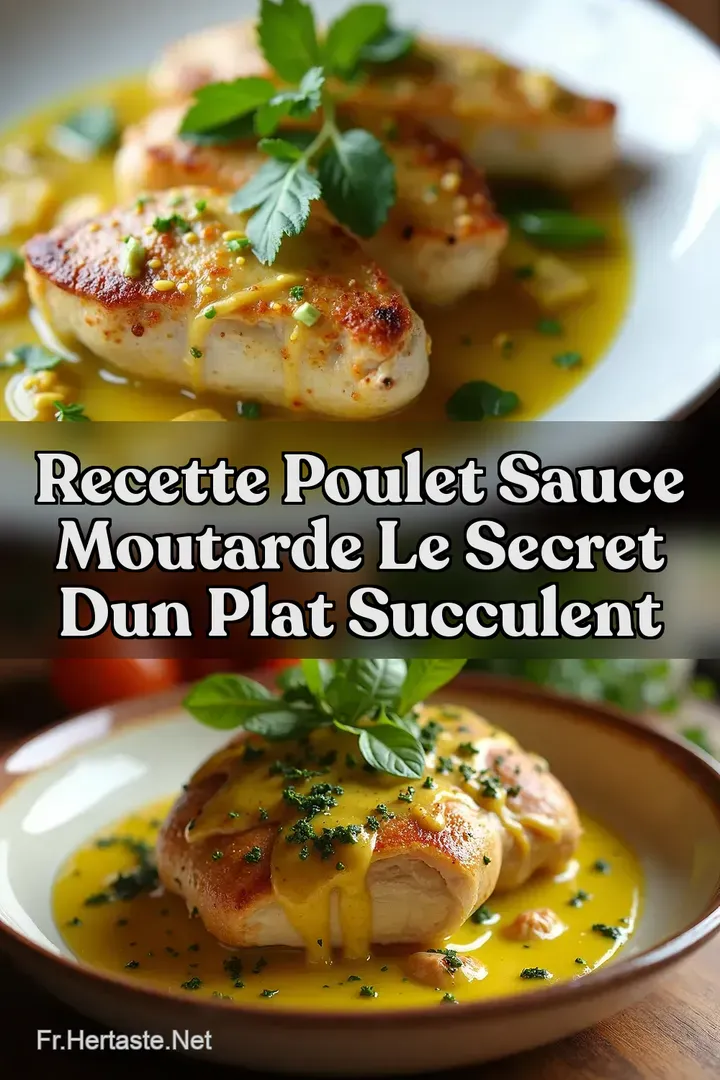 Recette Poulet Sauce Moutarde Le Secret dun Plat Succulent