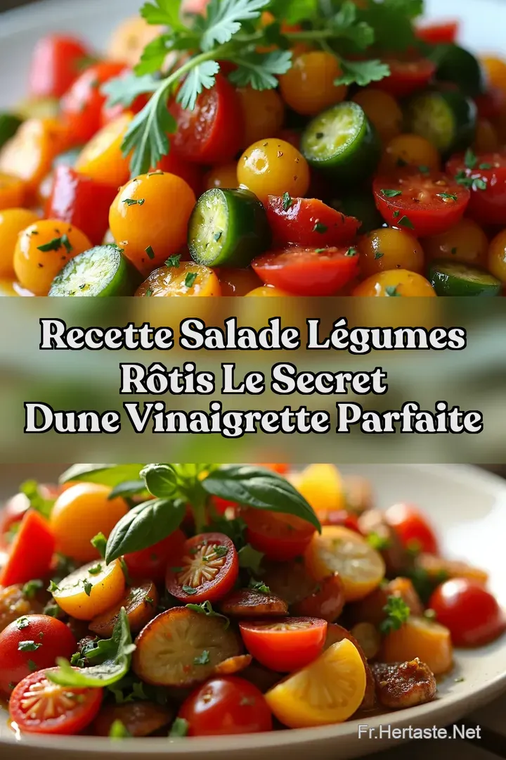 Recette Salade L&eacute;gumes R&ocirc;tis Le Secret dune Vinaigrette Parfaite