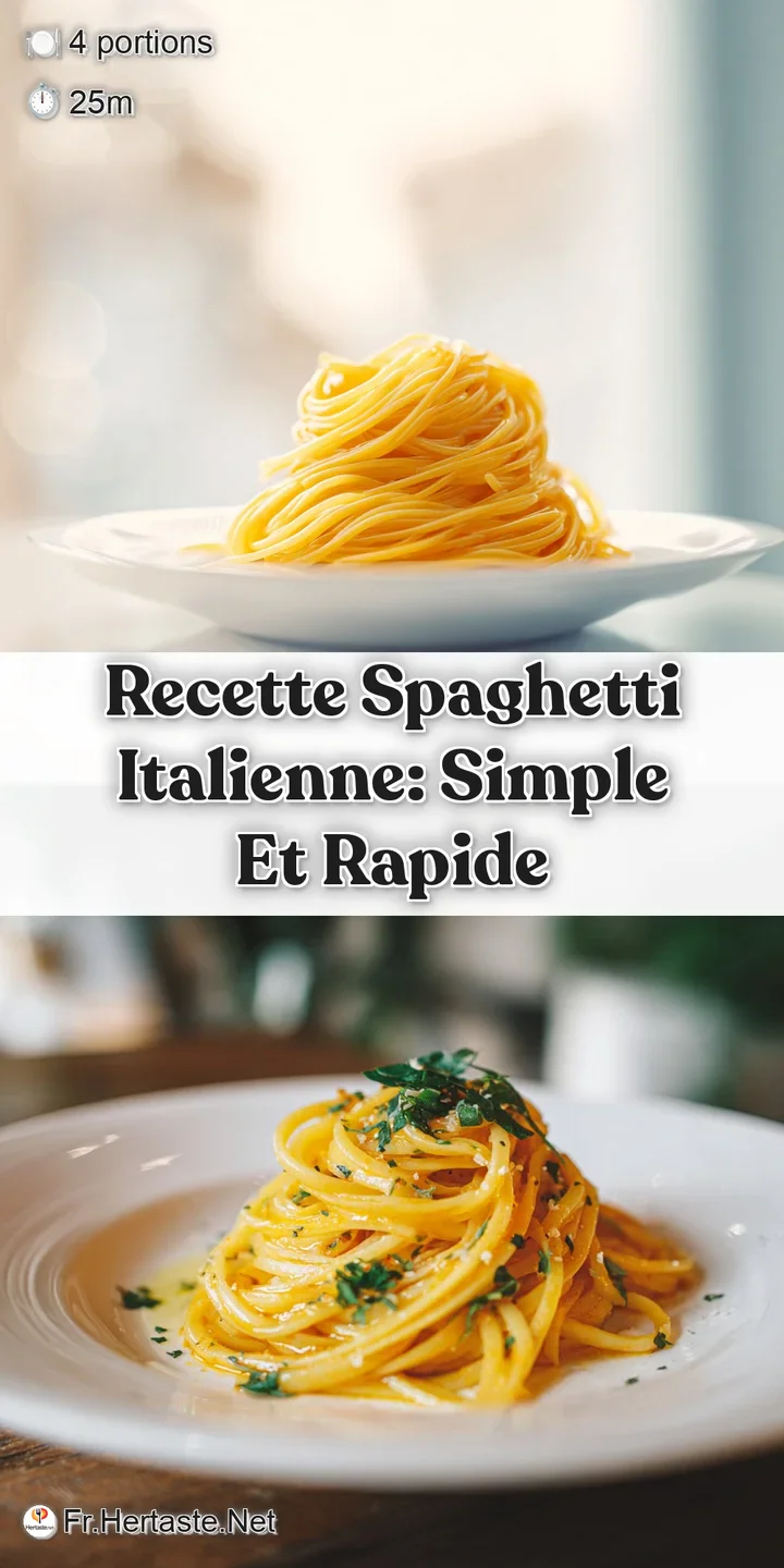 Close-up of saucy spaghetti. Shiny, rich tomato sauce clings to the noodles. Specks of herbs add vibrancy and visual depth.