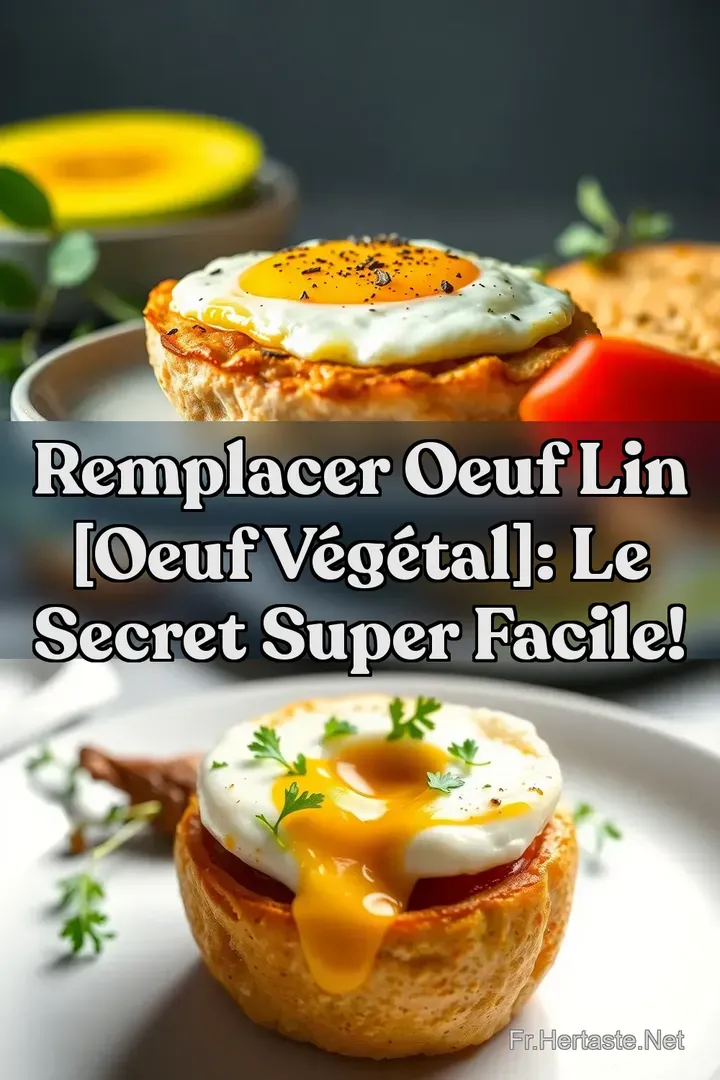 Remplacer oeuf lin [Oeuf v&eacute;g&eacute;tal]: Le Secret Super Facile!