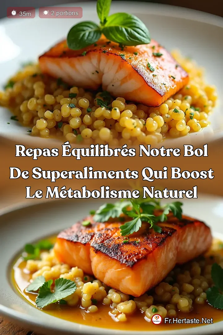 Repas &Eacute;quilibr&eacute;s Notre Bol de Superaliments qui Boost le M&eacute;tabolisme Naturel