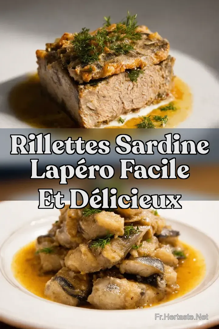 Rillettes Sardine LAp&eacute;ro Facile et D&eacute;licieux