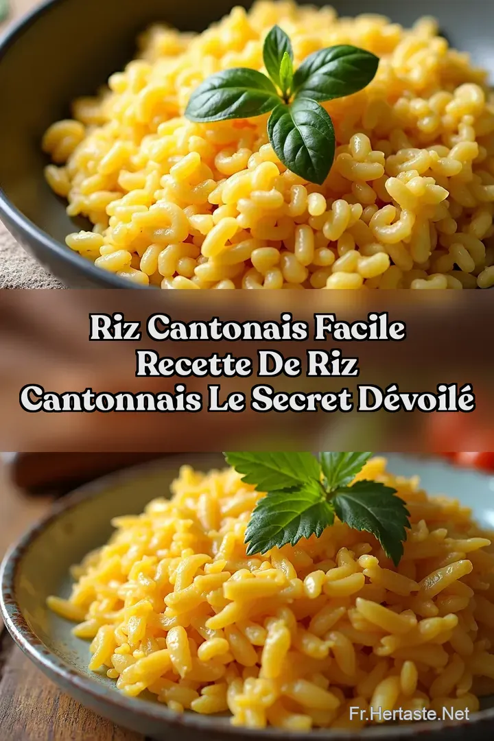 Riz Cantonais Facile Recette de Riz Cantonnais Le Secret D&eacute;voil&eacute;