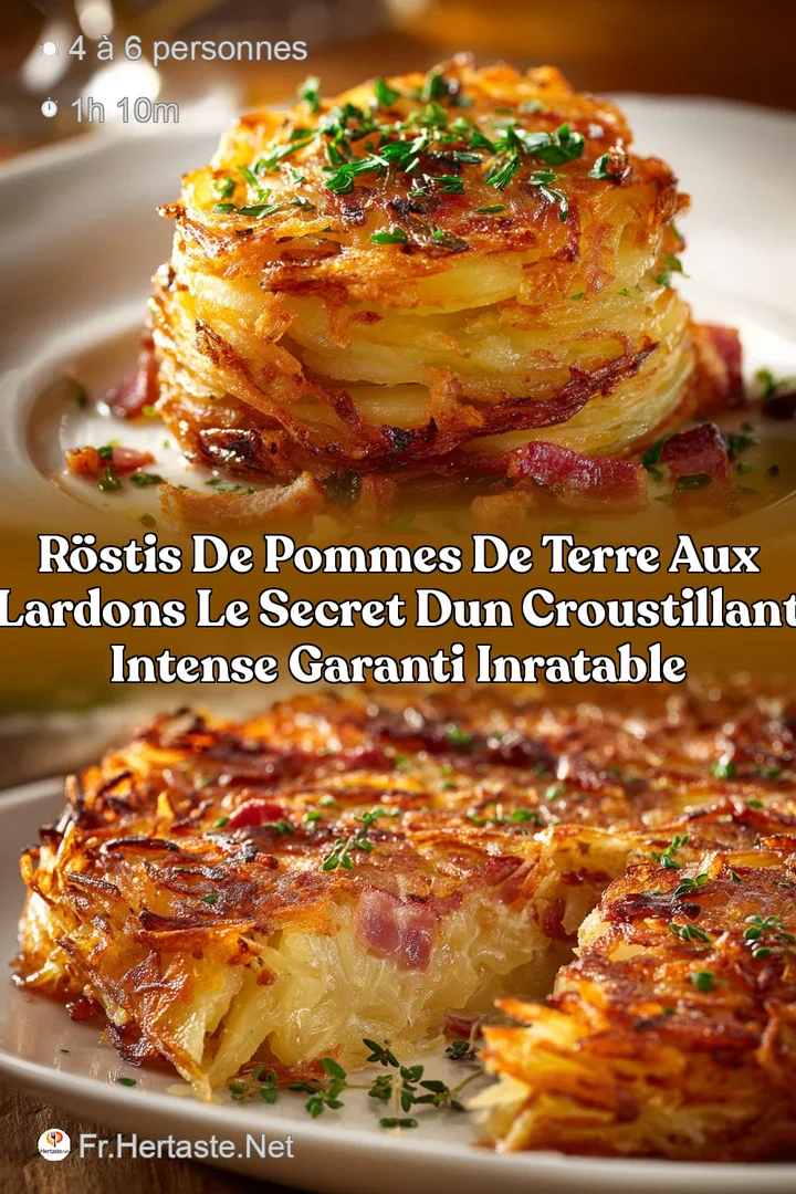 R&ouml;stis de Pommes de Terre aux Lardons Le secret dun croustillant intense garanti inratable