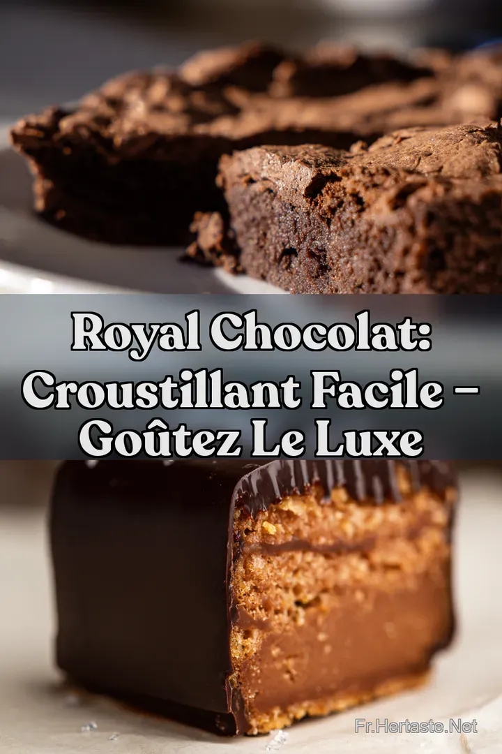Royal Chocolat: Croustillant Facile &ndash; Go&ucirc;tez le Luxe