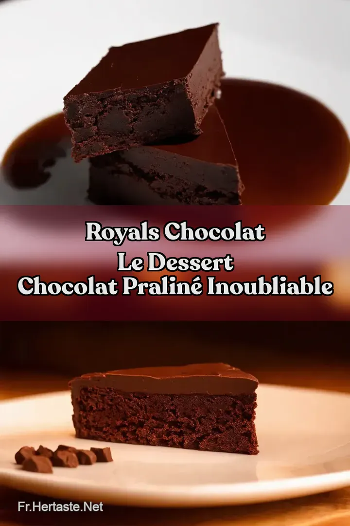 Royals Chocolat Le Dessert Chocolat Pralin&eacute; Inoubliable