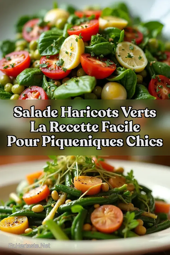 Salade Haricots Verts La Recette Facile Pour PiqueNiques Chics